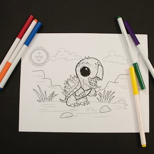 Printable Turtle Coloring Page Printable Dinosaur Coloring Page