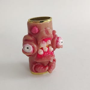 Tentacle Monster Lighter Case Cover Glow in The Dark Horror Creepy Hand Sculpted Polymer Clay