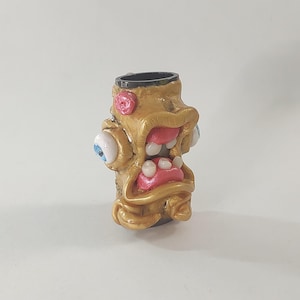 Monster Lighter Case Cover Horror Creepy Hand Sculpted Polymer Clay