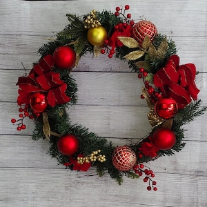 Christmas Ornament Wreath