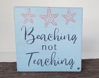 Retirement Gift for Teachers, Teacher Signs, Teacher Gifts