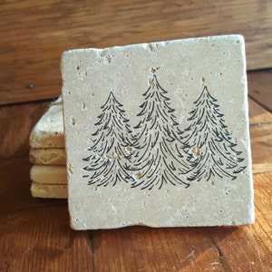 Cabin Gift Ideas, Housewarming Gift, Stone Coasters