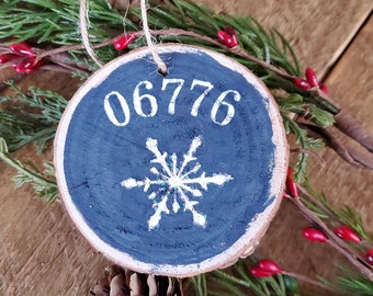 Custom Holiday Snowflake Ornament