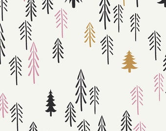 One Yard Loblolly Wood Cotton, Pine Lullaby Capsule for Art Gallery Fabrics, Woodland Cotton Fabric, Forest Fabric, CAP-PL-1307