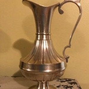Vintage Decorative Pitcher with Handle Made in India