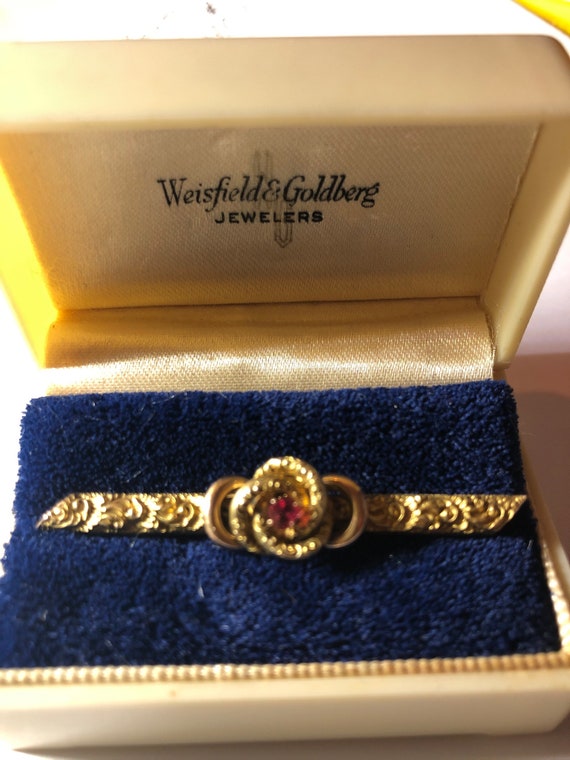 Rare Weisfield & Goldberg Jewelers Antique Yellow… - image 5