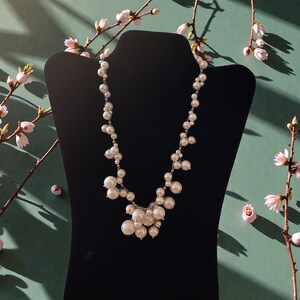 LUC (Lucas  Lameth)  Pearl Necklace 925 Clasp and Chain