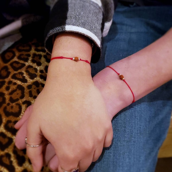 SOUL MATE Red String Bracelet PAIR, Red String, Best Friends Bracelet, Lovers Bracelet, Twin Flame Bracelet, Love, Kalava Bracelet, Lovers