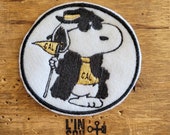 SNOOPY LA rare embroidered patch shield