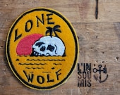 Rare Lone Wolf embroidered patch