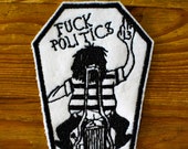Ecusson patch embroidered f rare politics