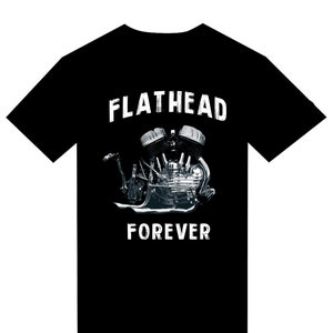 Camiseta "Flathead forever" MOTOCICLETA
