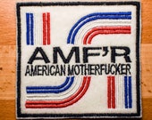 Rare patch patch embroidered AMF 39 R american motherf