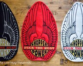 Ecusson patch quot Chopper power , fuck the rest quot rare