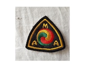 Rare embroidered patch ecusson American Motorcycle Association AMA