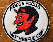 Hocus Pocus rare embroidered patch shield