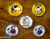 Snoopy rare embroidered patch patch