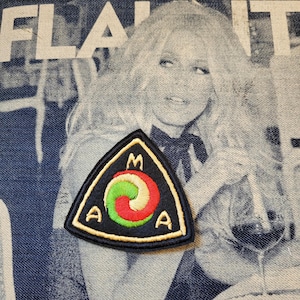 Seltenes gesticktes Patch-Abzeichen der "American Motorcycle Association" AMA