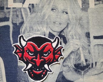 Rare embroidered "Devil" patch, made in France