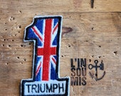 Rare patch embroidered patch Number one Triumph