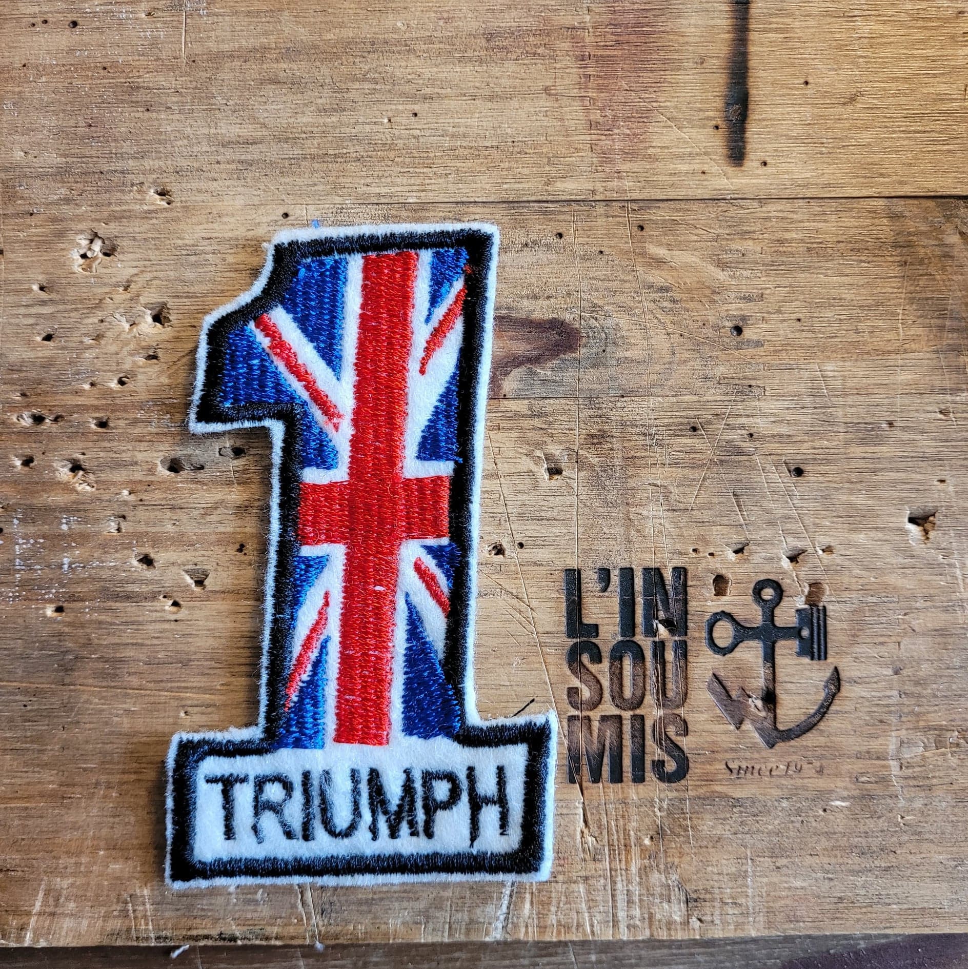 Rare Embroidered Patch Badge Number One Triumph - Etsy