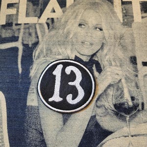 Écusson rare patch brodé "13" Grand Modèle