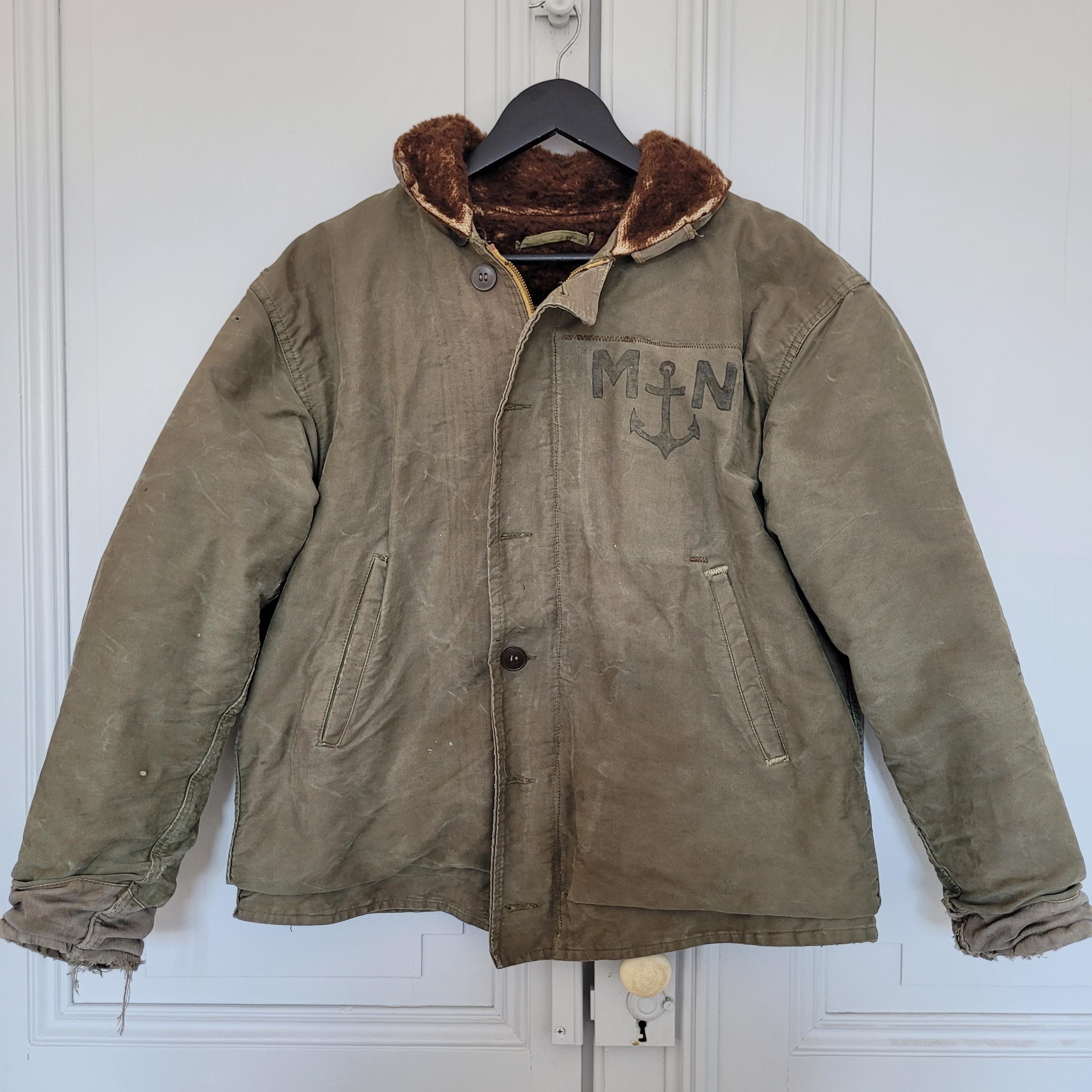 g*k様 COULANGE MAYENNE France army overal French Navy Coulange Mayenne Deck Jacket - Etsy