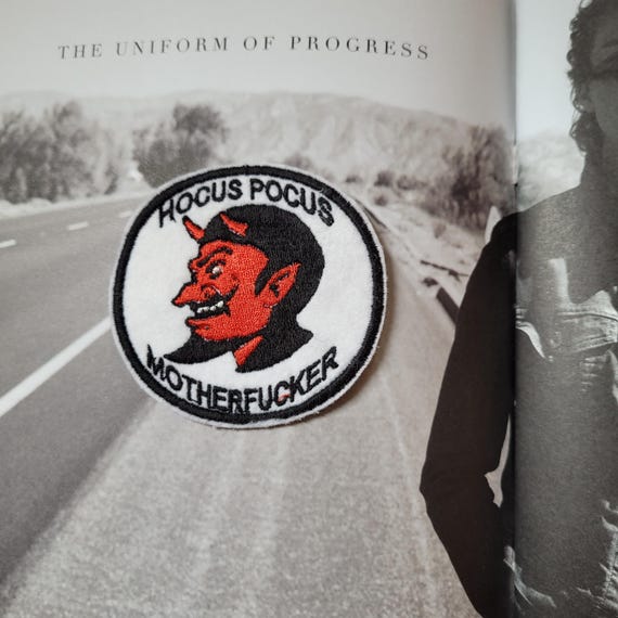Rare "Hocus Pocus" embroidered patch badge - image 5