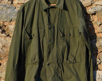 Rare Vintage HBT utility shirt us ww2