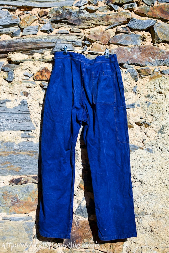 1960 french workwear pant mint