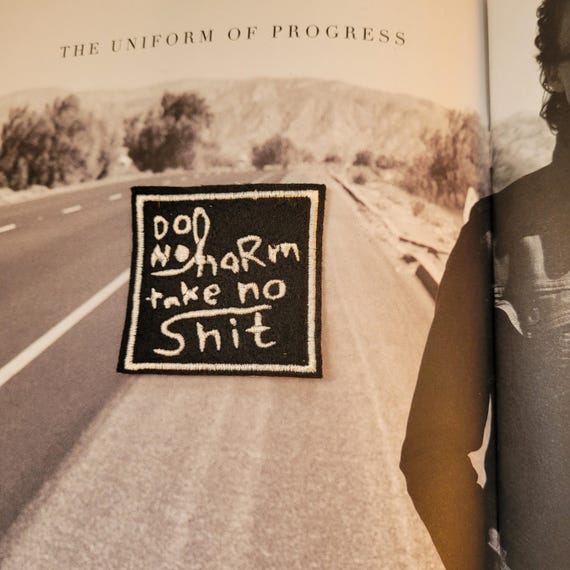 Rare embroidered patch "Do no harm" - image 5