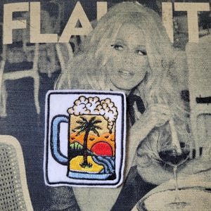 Écusson rare patch brodé "Beer" embroidered rebellious