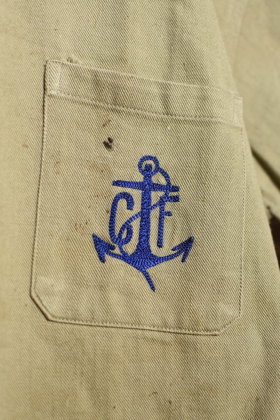30's/40'S French sailor shirt / Marinière 30's/40… - image 2