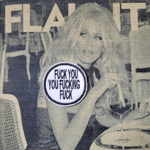 Écusson rare patch brodé "F... you"