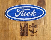 Ecusson rare patch embroidered fuck way Ford way