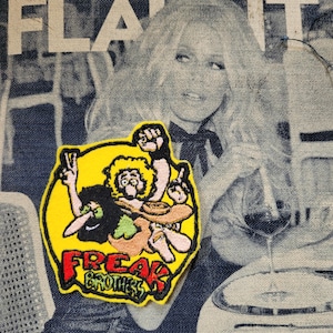 Seltener gestickter Aufnäher „The fabulous freak brothers“