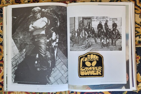 Rare "Chopper Power" Embroidered Patch Badge Blac… - image 2