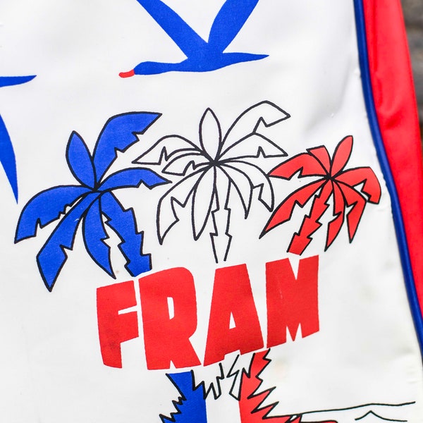 70's vintage travel bags "Fram"