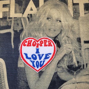Écusson rare patch brodé Chopper I love you ( Heart)