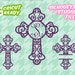 Cross svg 2, Christian, Cross design, Preppy, screen printing, SVG, DXF, EPS, Cutting File, Silhouette, Die Cut Machines, Cricut