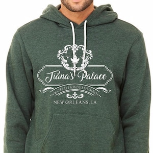 Unisex Disney Hoodie Princess and the frog Hoodie Tiana&#39;s Palace hoodie Disneyland Hoodie Disney World Sweatshirt shirt Magic Kingdom Hoodie