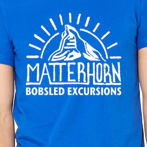 Disney Shirts Matterhorn Shirt Disneyland shirt Disney World Shirt Matterhorn Bobsleds Shirt Magic Kingdom Shirt Disney Cruise Shirt image 1