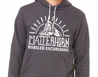 Unisex Disney Hoodie Matterhorn Bobsled Excursions Disneyland Hoodie Disney World Sweatshirt shirt Magic Kingdom Hoodie