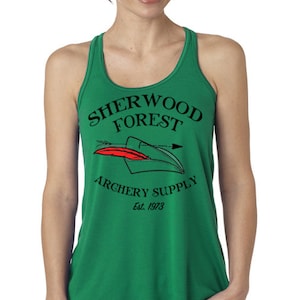 Disney Tank Robin Hood Tank  Sherwood Forest Archery Supply Disneyland Shirt Disney World Shirt Magic Kingdom Tee Disney Cruise Tank