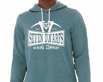 Sudadera con capucha unisex Disney Seven Dwarfs Mining Company sudadera con capucha Disneyland Sudadera con capucha Disney World Sudadera con capucha Magic Kingdom