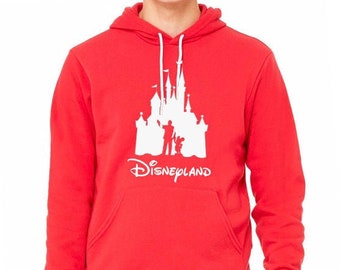 Unisex Disney Hoodie Walt and Mickey Partners Castle Disneyland Hoodie Disney World Sweatshirt shirt Magic Kingdom Hoodie
