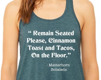 Disney Tank Matterhorn Bobsleds Shirt Disneyland Shirt Disney World Shirt womens shirt Magic Kingdom Tee Cinnamon Toast and Tacos Por Favor