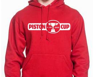 Unisex Disney Hoodie Piston Cup Racing Series Cars hoodie cars 3 cars land Disneyland Hoodie Disney World Hoodie Magic Kingdom Hoodie