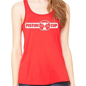 Flowy Racerback Tank Piston Cup Racing Series Cars 3 shirt Cars Land Disneyland Shirt Disney World Shirt womens shirt Magic Kingdom Tee