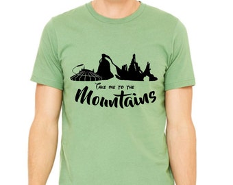 Disney Shirts Take me to the Mountains Disney Shirt Disneyland  Tee Disneyland Shirt Disney World Shirt